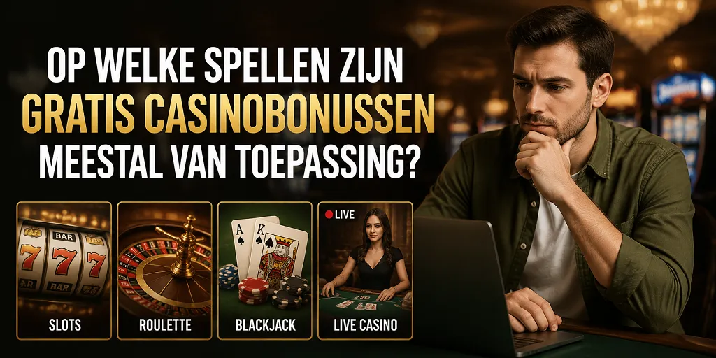 Op Welke Spellen Zijn Gratis Casinobonussen Meestal Van Toepassing