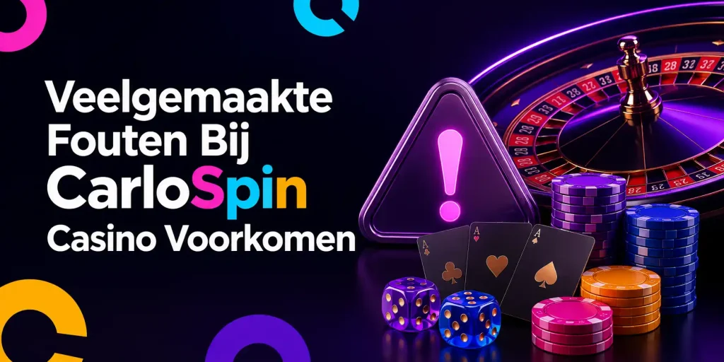 Veelgemaakte Fouten Bij CarloSpin Casino Voorkomen